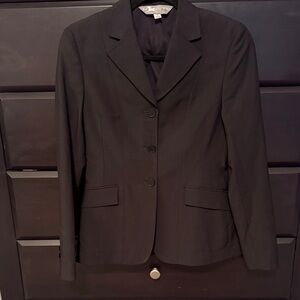 Black Ellen Tracy Women's Single-Breasted Blazer
